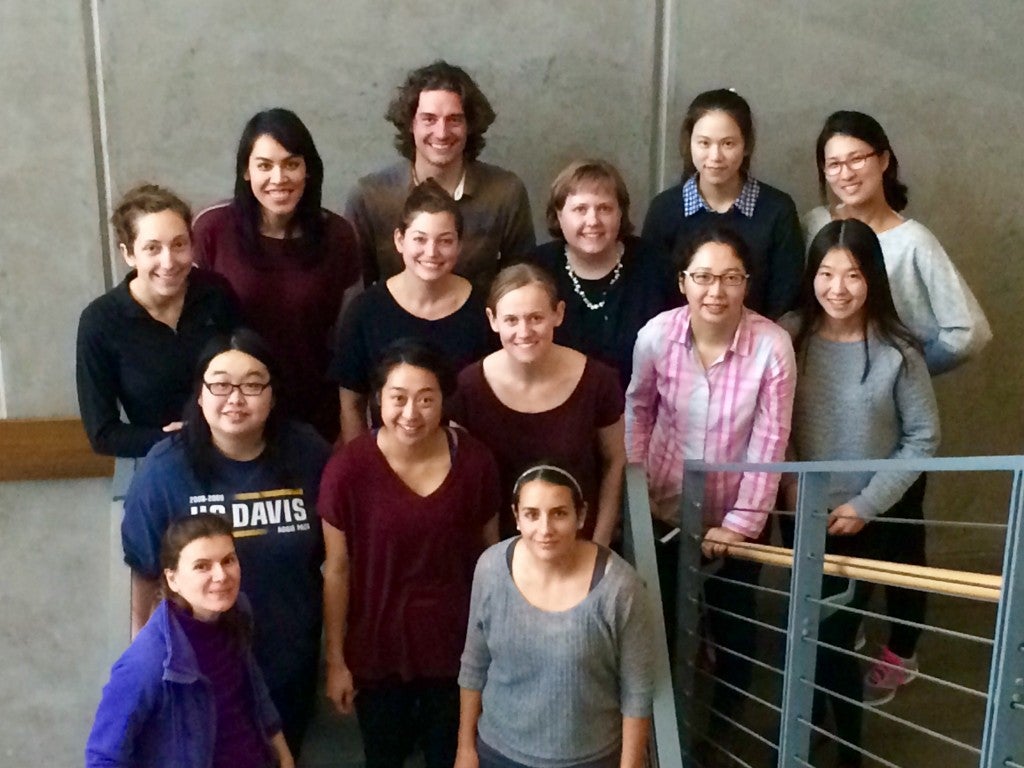 Group photo of Slupsky Lab members from 2015