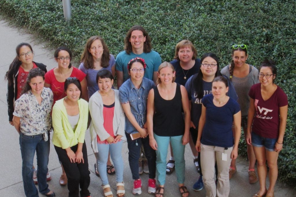 Group photo of Slupsky Lab members from 2016